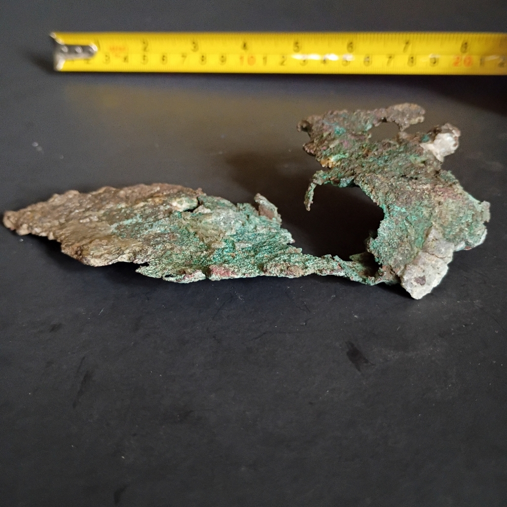 Upper Peninsula Michigan Native Copper Specimen Including Quartz - Picture 8 of 16